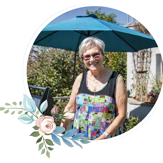 Annelise Huth, propri&eacute;taire du g&icirc;te Huth &agrave; Breuschwickersheim
